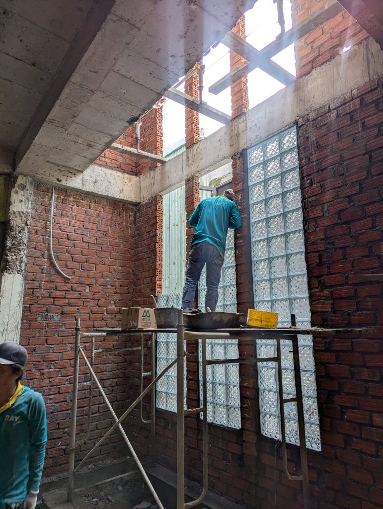 Thi công thực tế nhà Chị Minh
