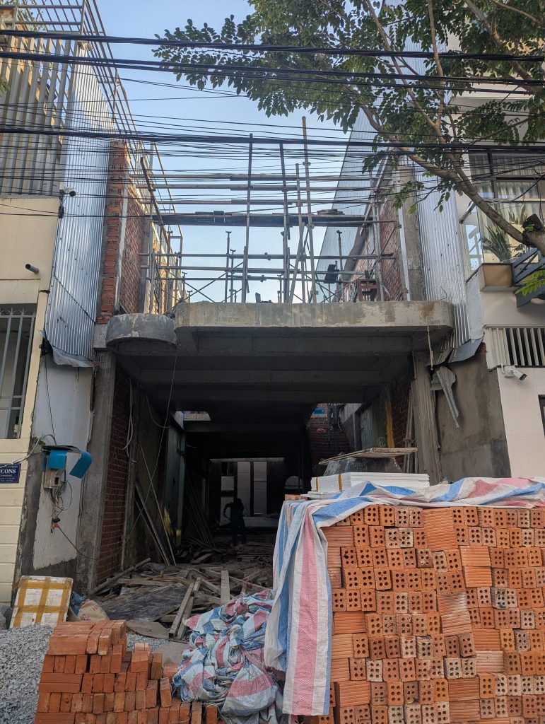 Thi công thực tế nhà Chị Minh